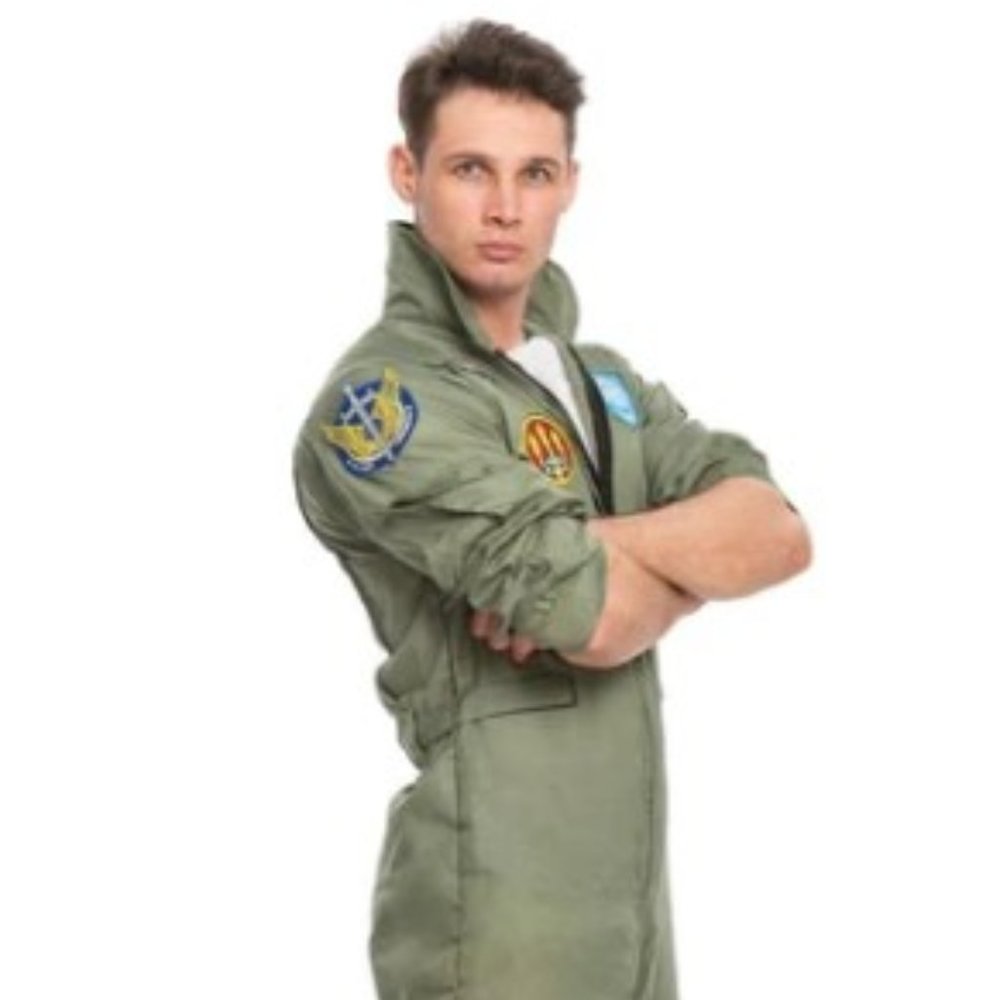 TOP GUN  JUMPSUIT HALOWEEN COSTUME